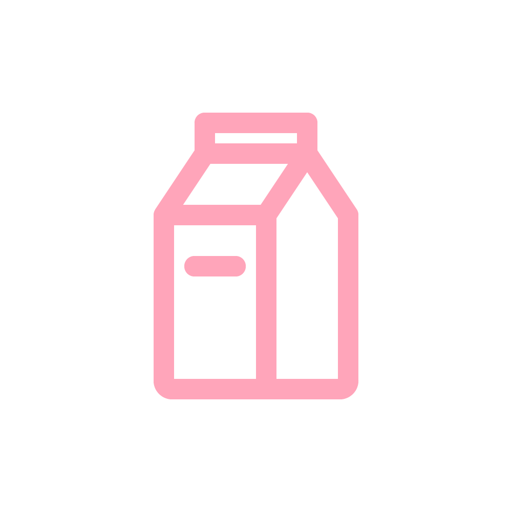 icono caja de leche